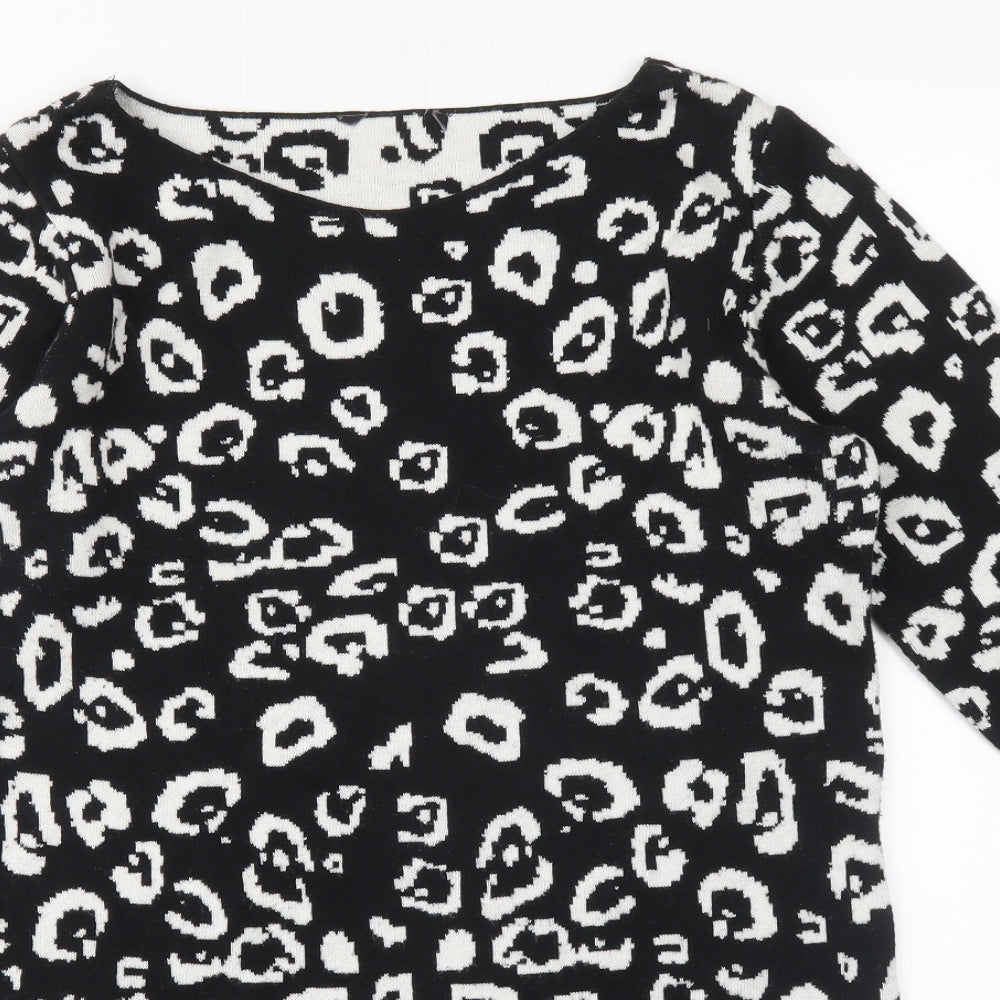 George Womens Multicoloured Animal Print  Pullover Jumper Size 12