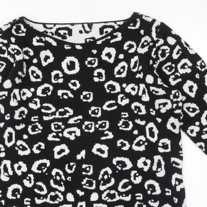 George Womens Multicoloured Animal Print  Pullover Jumper Size 12