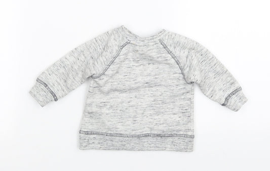 F&F Boys Grey   Pullover Jumper Size 0-3 Months