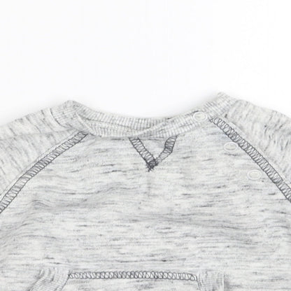 F&F Boys Grey   Pullover Jumper Size 0-3 Months