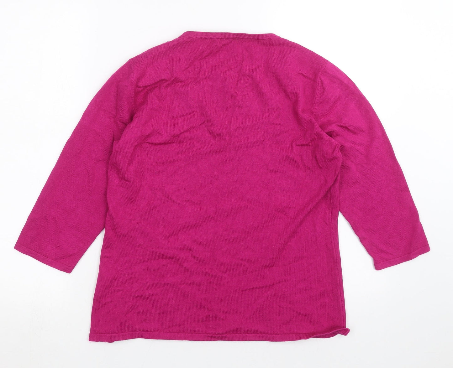 Womens UK Size S Casamia Pink Pullover Jumper