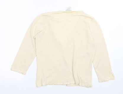 Womens UK Size 12 NEXT Beige Cardigan Jumper