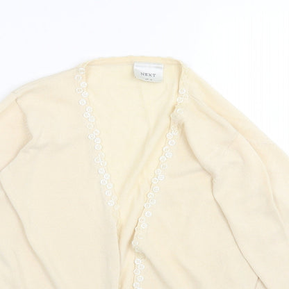 Womens UK Size 12 NEXT Beige Cardigan Jumper