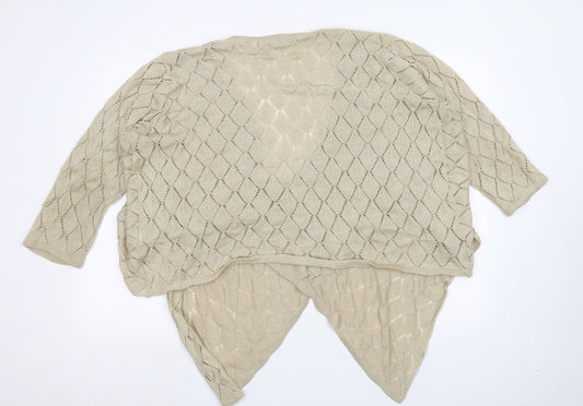 Soon  Womens Beige   Wrap Jumper Size 22