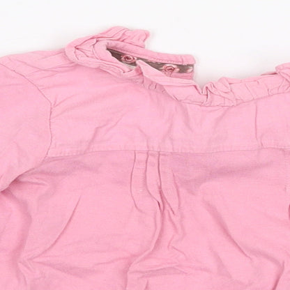 Monsoon Girls Pink   Basic T-Shirt Size 6-9 Months