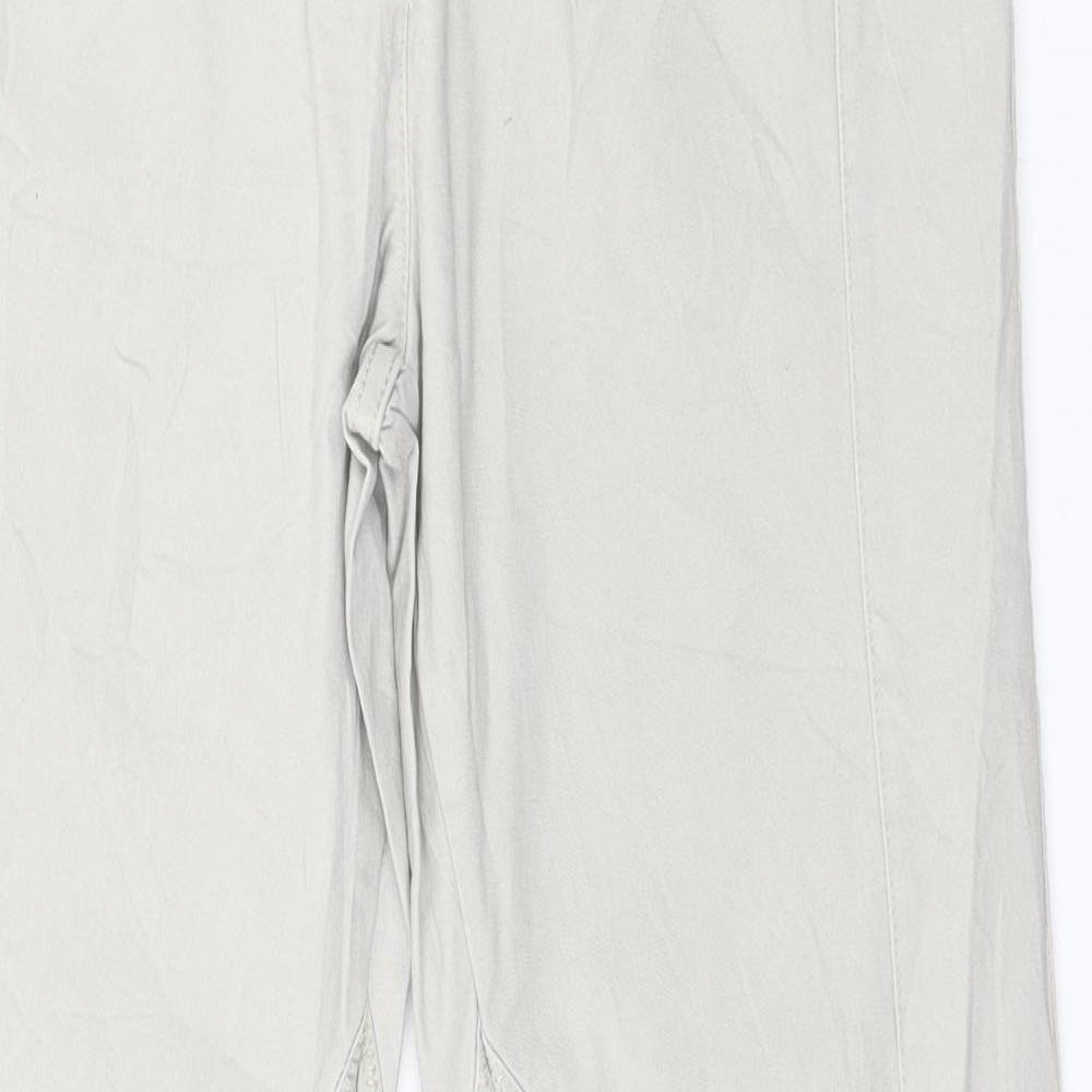 Womens UK Size 38 Up fashion Regular Fit  Grey Trousers