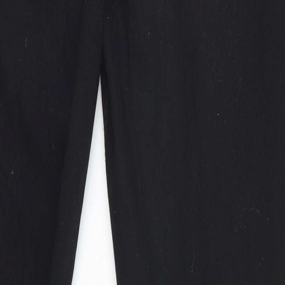 SheIn Womens Black  Denim Straight Jeans Size 10 L28 in - Torn