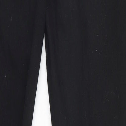 SheIn Womens Black  Denim Straight Jeans Size 10 L28 in - Torn