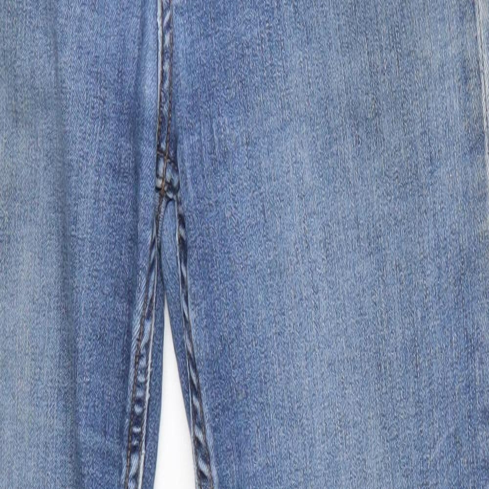 Womens UK Size 4 H&M Regular Fit Skinny Blue Jeans
