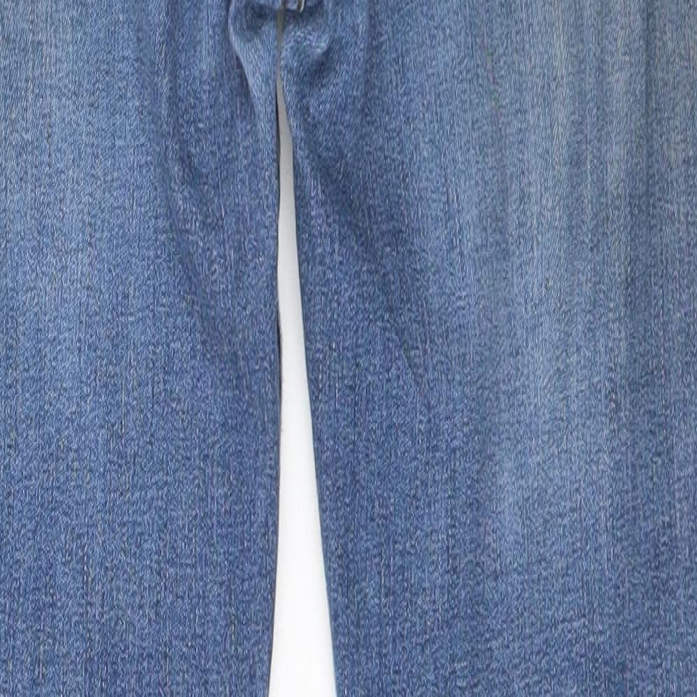 Womens UK Size 4 H&M Regular Fit Skinny Blue Jeans