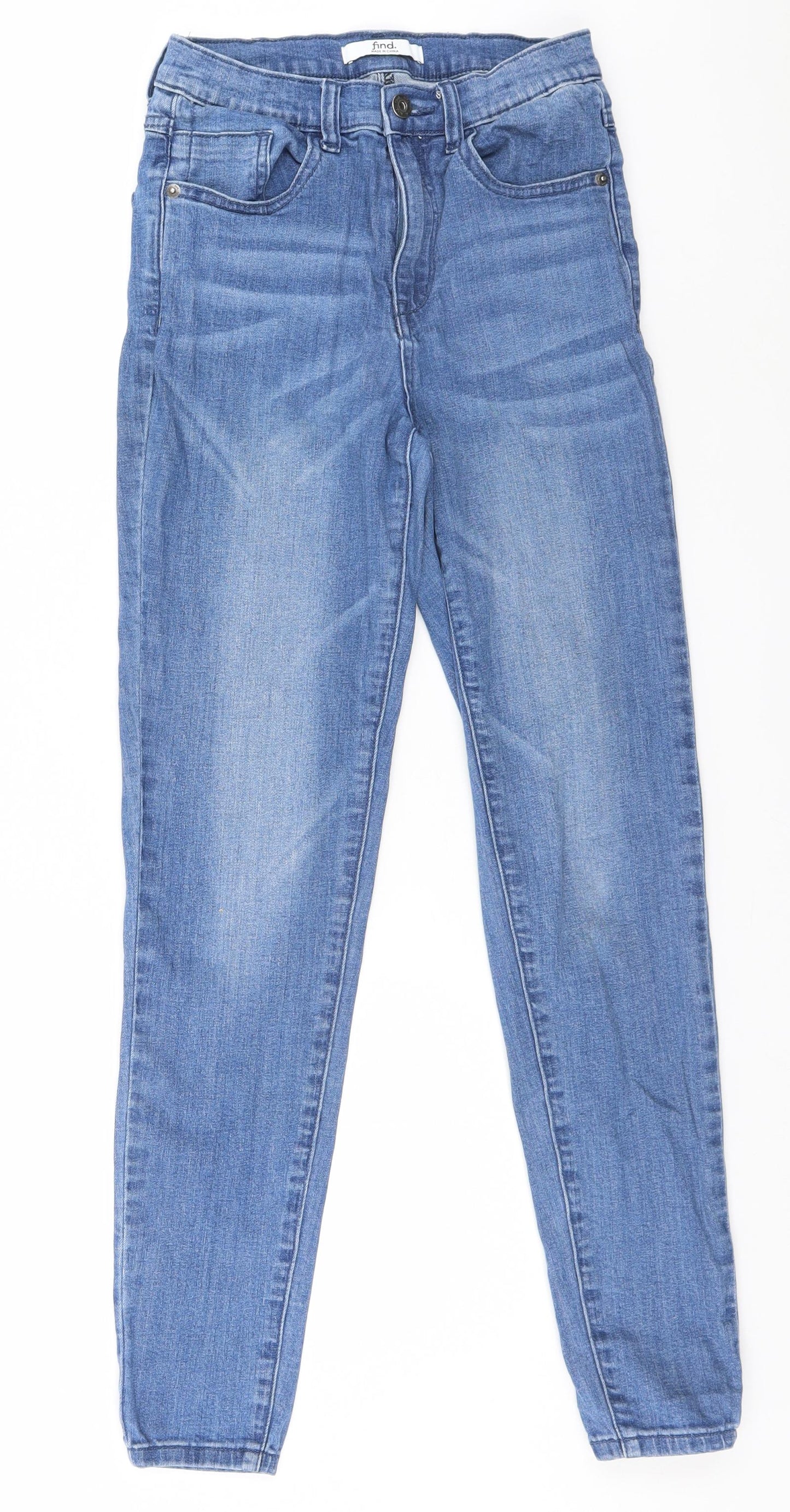 find. Womens Blue   Skinny Jeans Size 4 L27 in