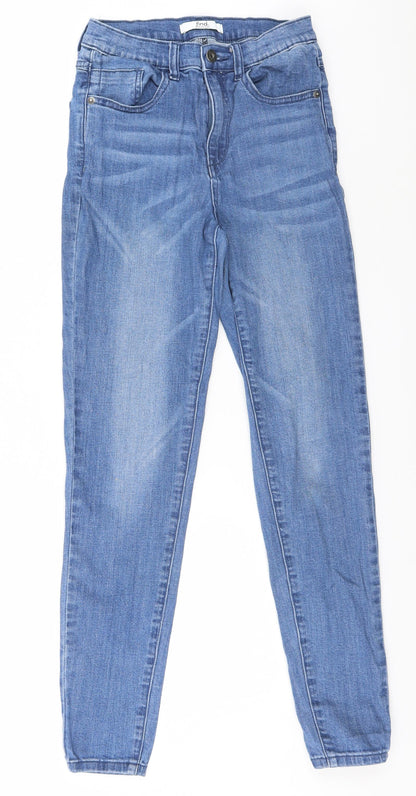 find. Womens Blue   Skinny Jeans Size 4 L27 in