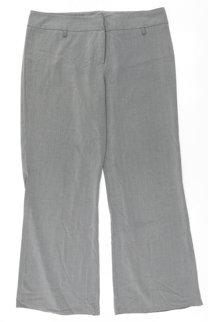 Womens UK Size 16 EVIE Regular Fit  Grey Trousers
