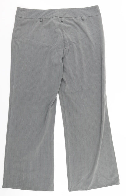 Womens UK Size 16 EVIE Regular Fit  Grey Trousers