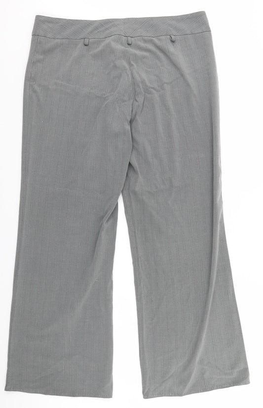 Womens UK Size 16 EVIE Regular Fit  Grey Trousers