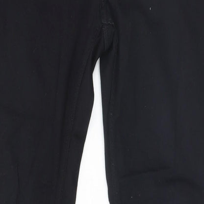 Mama Womens Black   Trousers  Size 10 L28.5 in