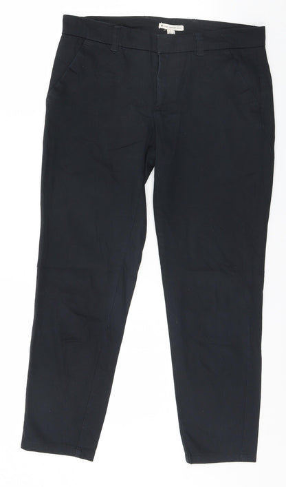 Mango Womens Black   Trousers  Size 8 L24 in