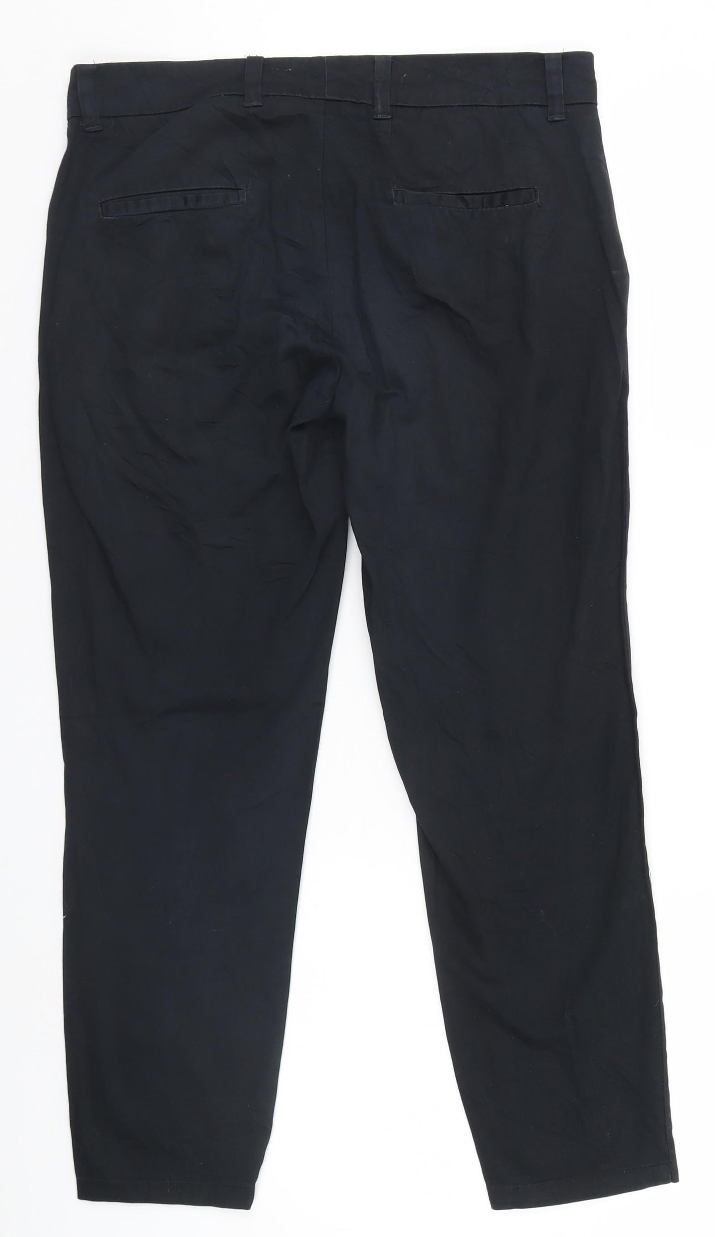 Mango Womens Black   Trousers  Size 8 L24 in