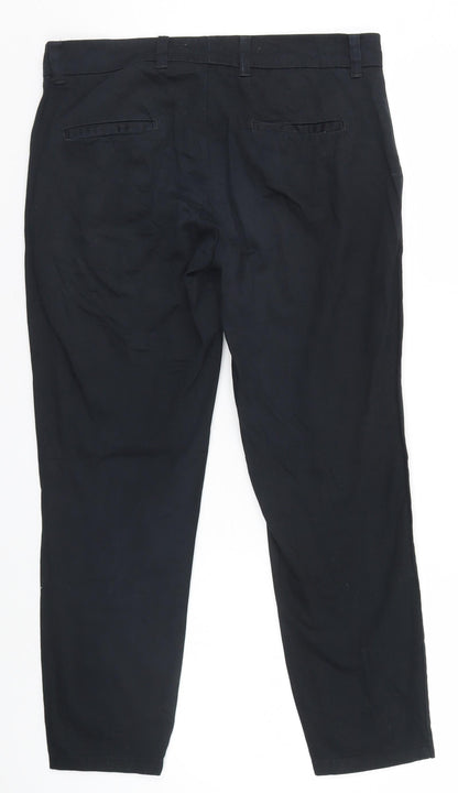 Mango Womens Black   Trousers  Size 8 L24 in