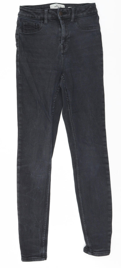 New Look Womens Black   Skinny Jeans Size 8 L27 in