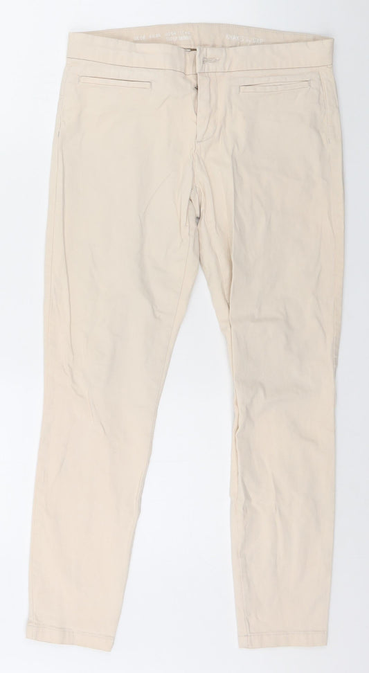 Womens UK Size 8 Gap Regular Fit  Beige Trousers