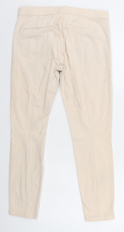 Womens UK Size 8 Gap Regular Fit  Beige Trousers