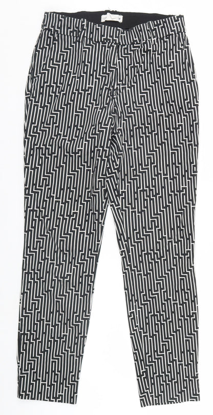 Womens UK Size 6 H&M Regular Fit  Black Trousers