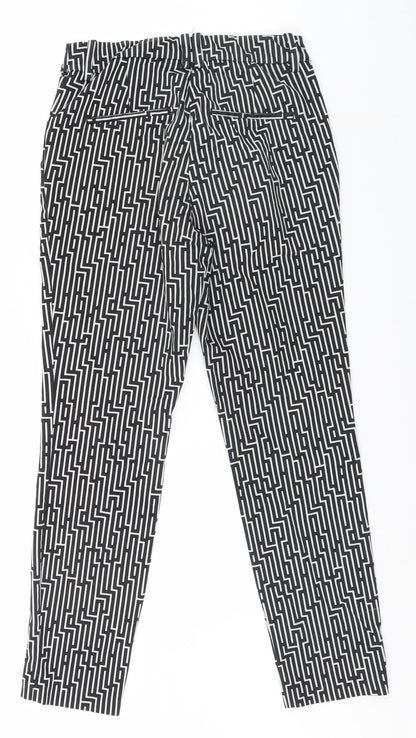 Womens UK Size 6 H&M Regular Fit  Black Trousers