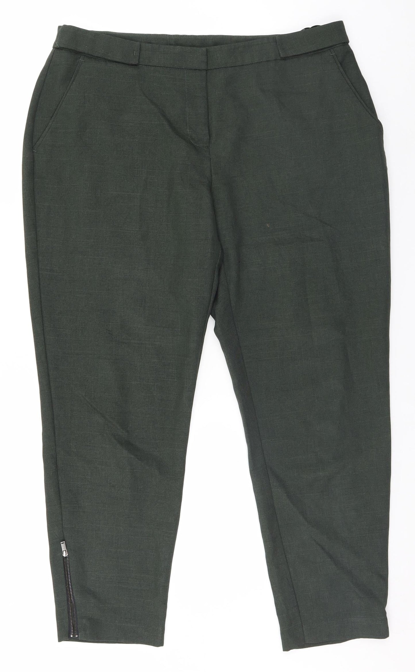 Womens UK Size 14 Dorothy Perkins Regular Fit  Brown Trousers
