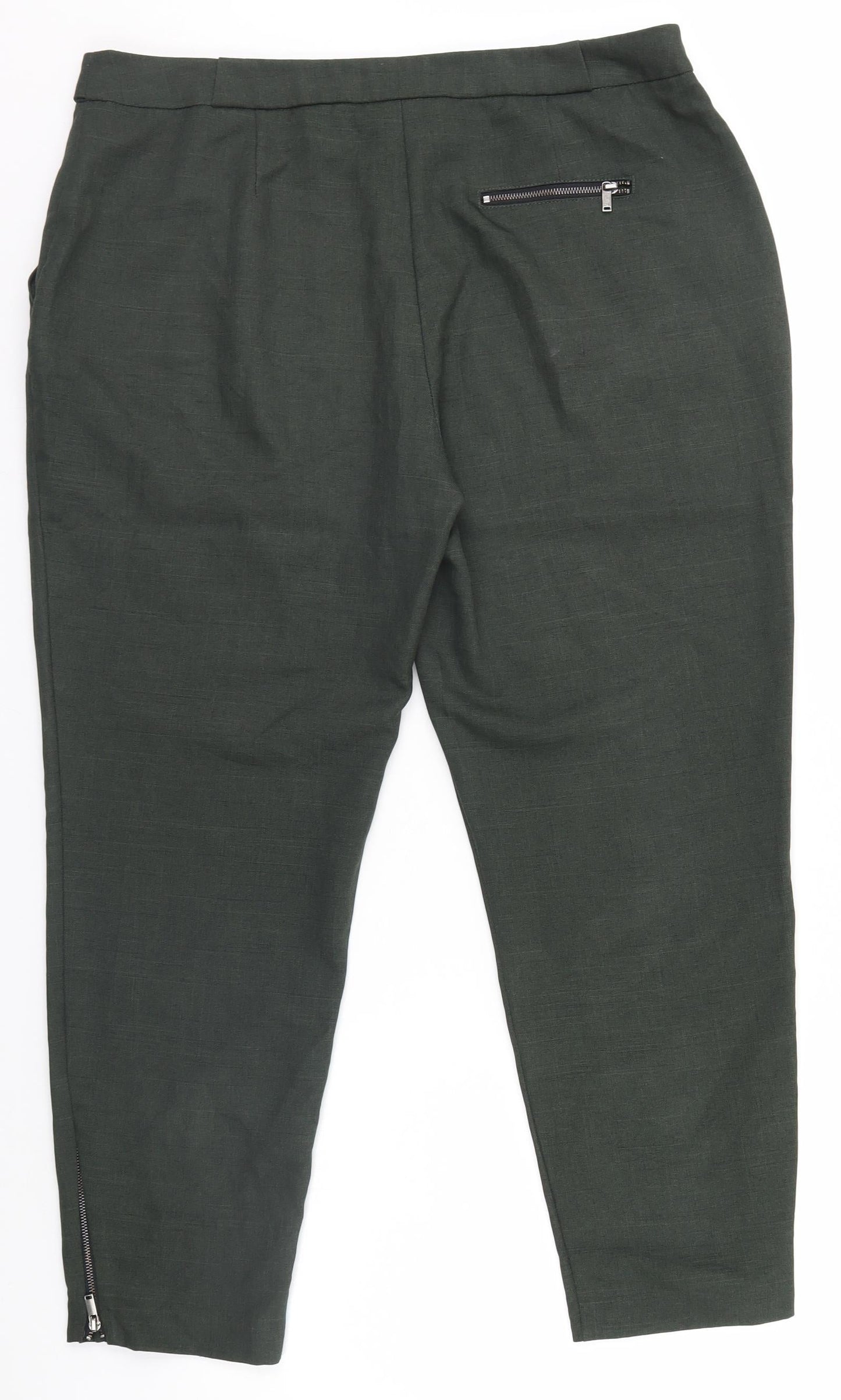 Womens UK Size 14 Dorothy Perkins Regular Fit  Brown Trousers