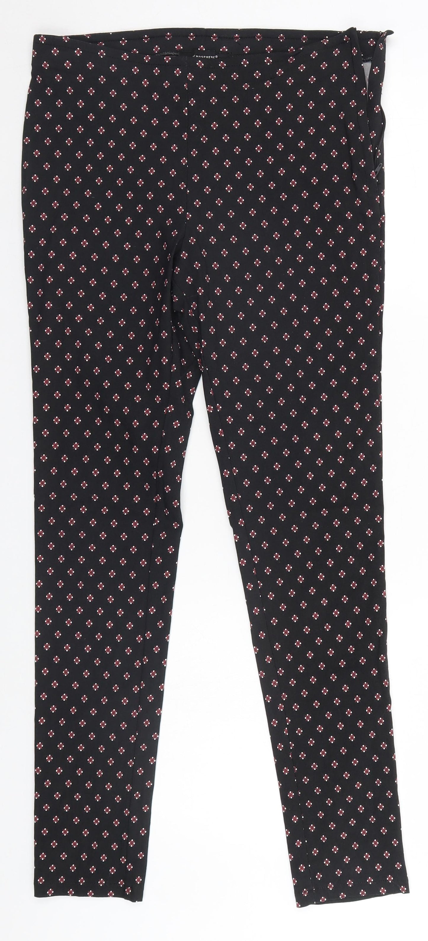 Womens UK Size 10 Atmosphere Regular Fit  Black Trousers