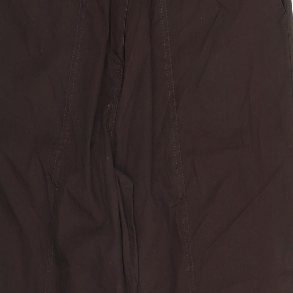 Womens UK Size 16 BM Regular Fit  Brown Trousers
