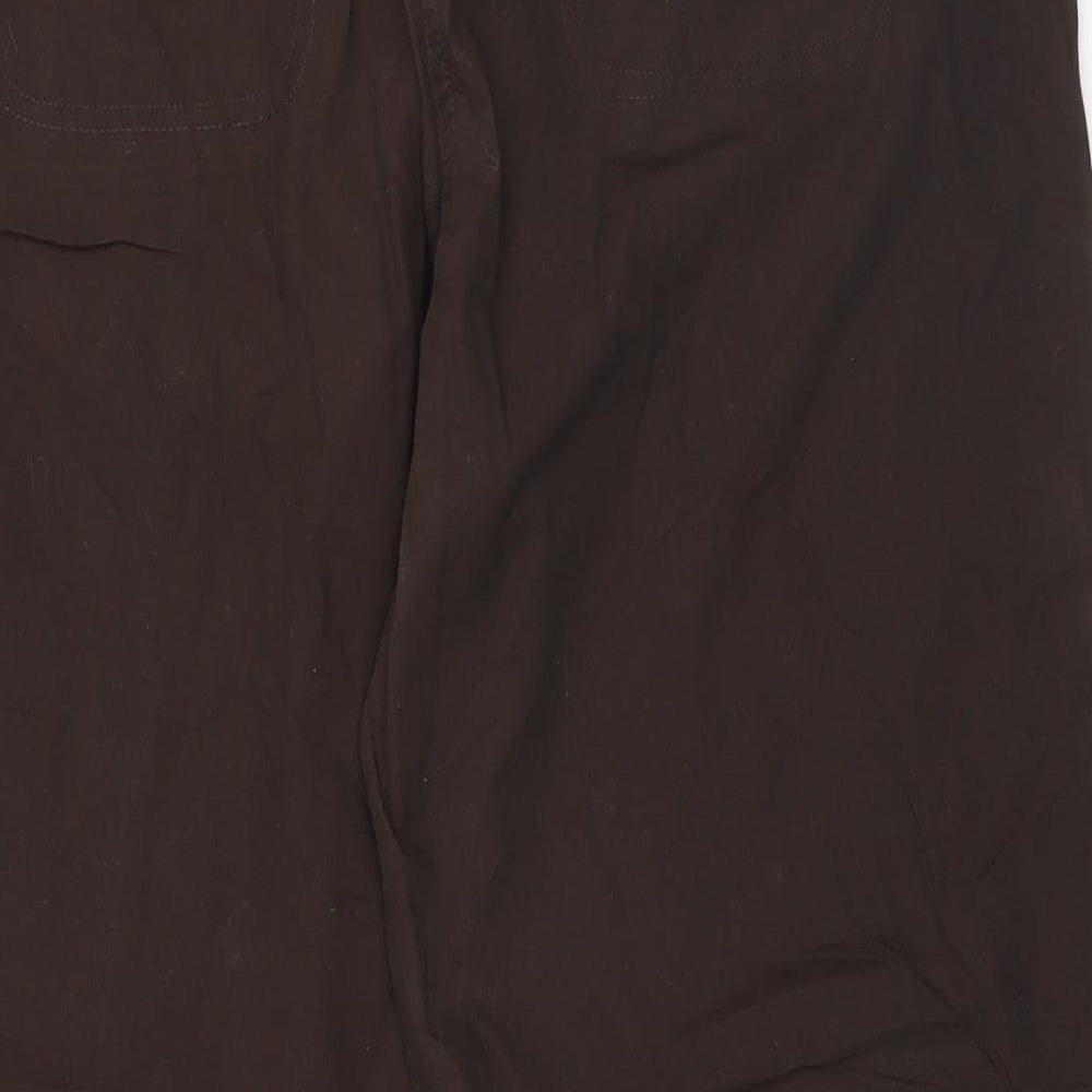 Womens UK Size 16 BM Regular Fit  Brown Trousers