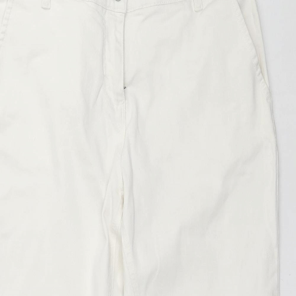 Damart Womens White  Denim Jegging Jeans Size L L29 in