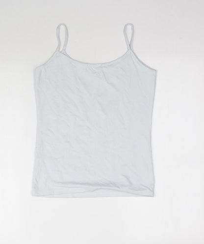 Womens UK Size M Zara Blue Camisole T-Shirt