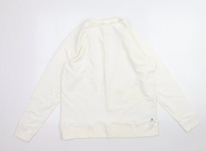 Oxylan Womens White   Pullover Sweatshirt Size XL