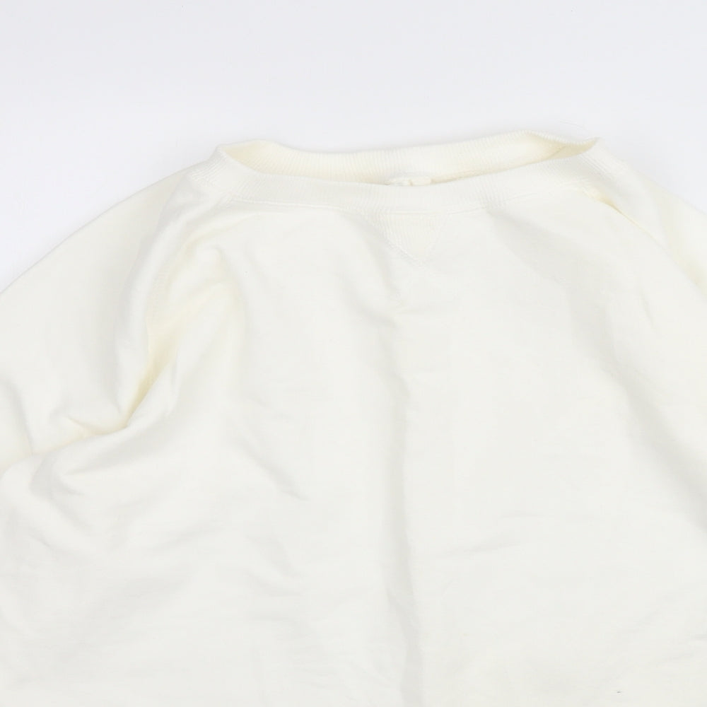 Oxylan Womens White   Pullover Sweatshirt Size XL