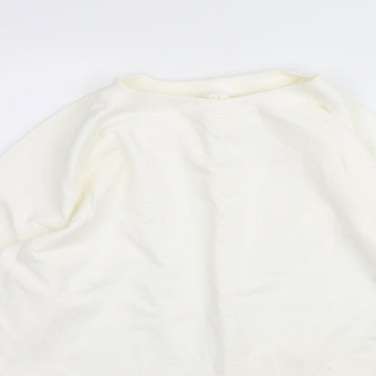 Oxylan Womens White   Pullover Sweatshirt Size XL