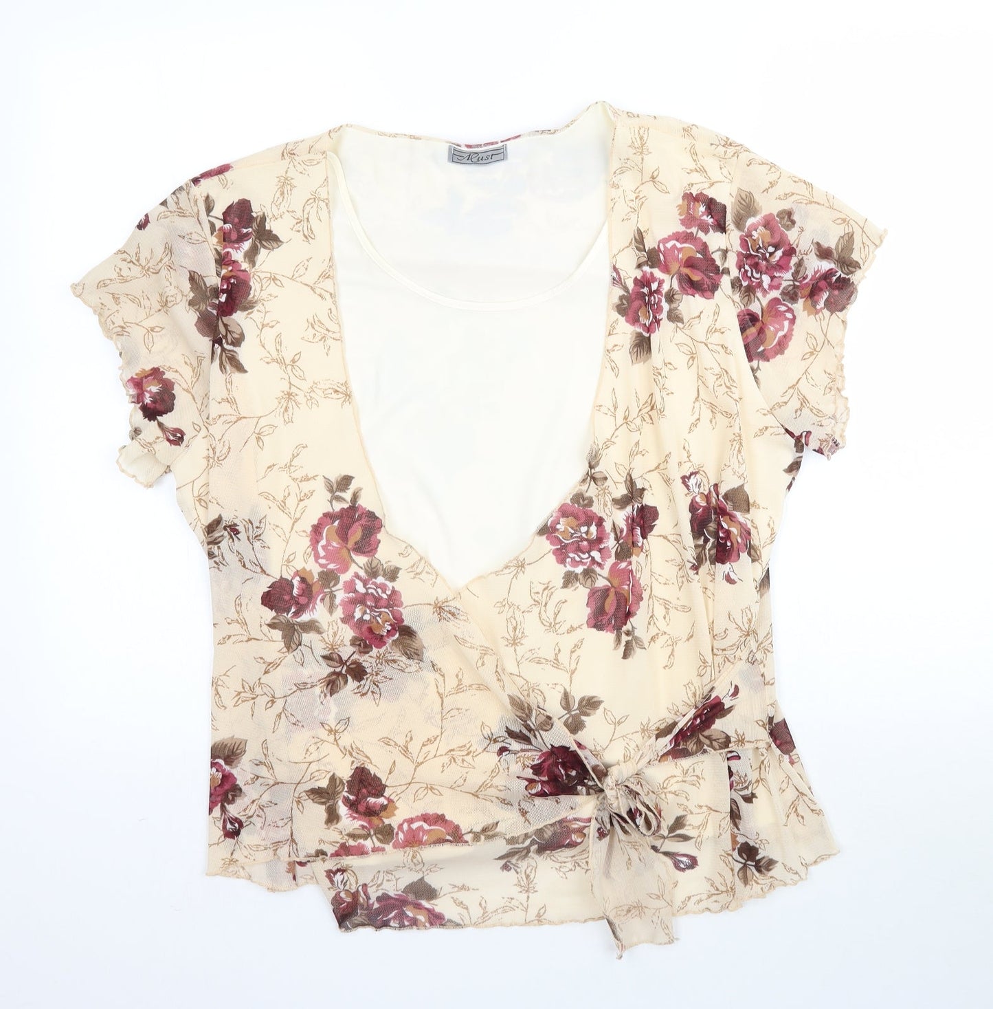Womens UK Size 3XL Must Multicoloured Basic Blouse