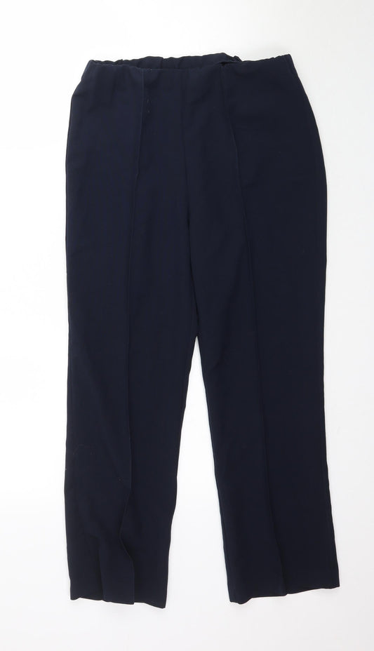 Womens UK Size 10 Julipa Regular Fit  Blue Trousers