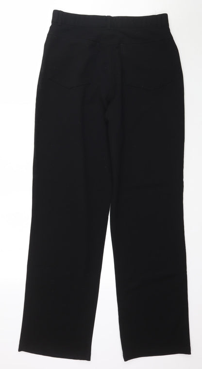 Duke Womens Black   Trousers  Size M L32 in