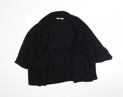George Womens Black  Knit Cardigan Jumper Size 12  - Waterfall
