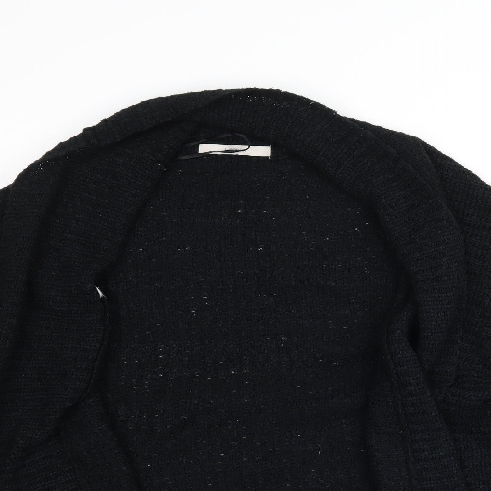 George Womens Black  Knit Cardigan Jumper Size 12  - Waterfall