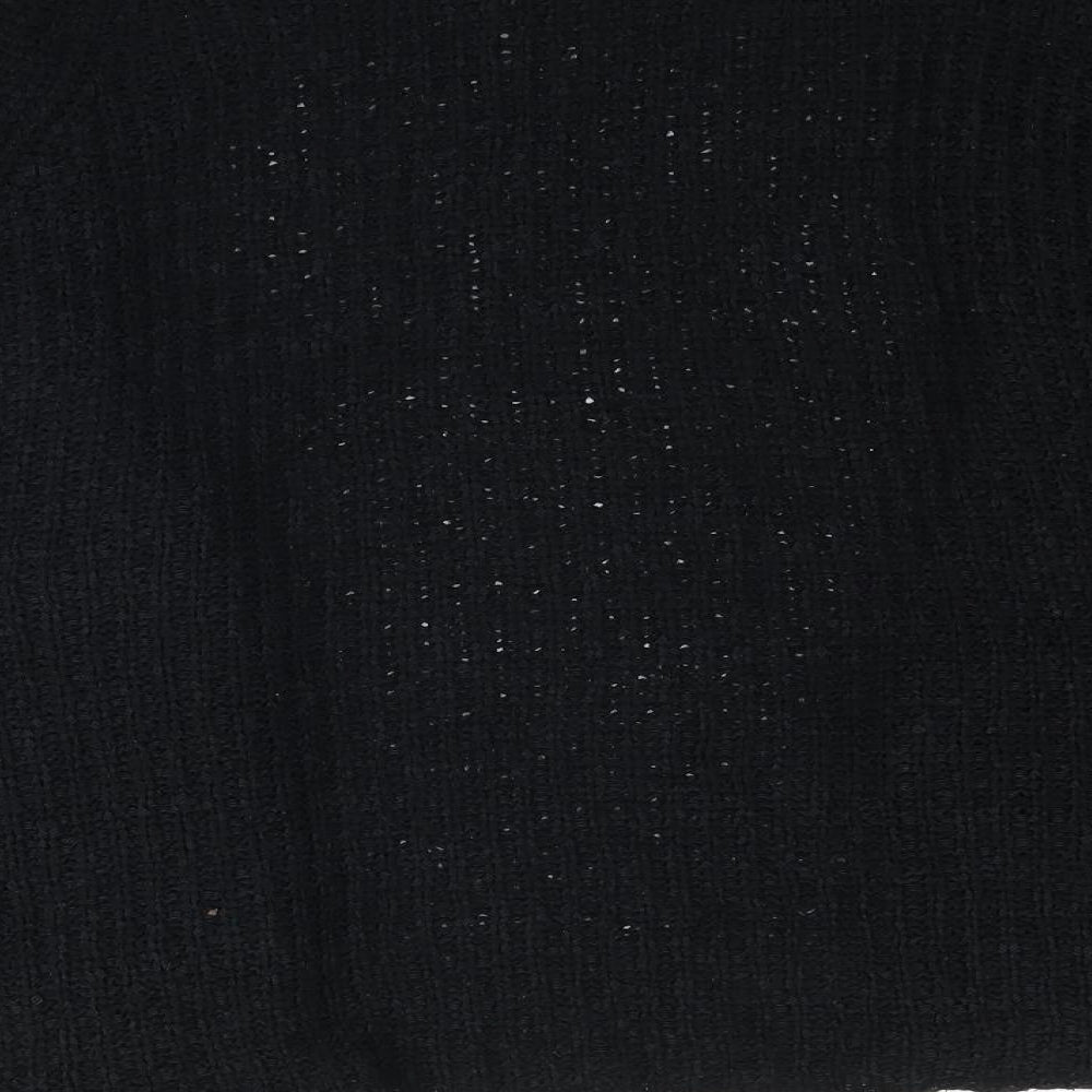 George Womens Black  Knit Cardigan Jumper Size 12  - Waterfall