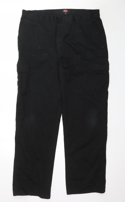 Womens UK Size 40 in Lee Cooper Regular Fit  Black Trousers