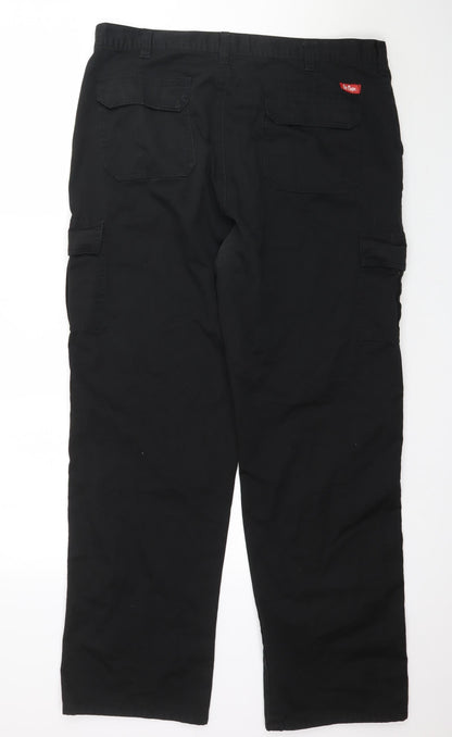 Womens UK Size 40 in Lee Cooper Regular Fit  Black Trousers
