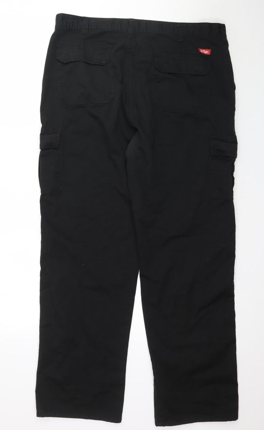 Womens UK Size 40 in Lee Cooper Regular Fit  Black Trousers
