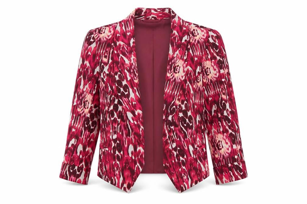 Womens UK Size 10 Papaya Regular Multicoloured Suit Jacket