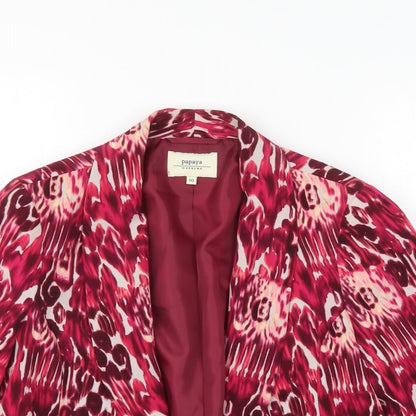 Papaya Womens Multicoloured   Jacket Suit Jacket Size 10