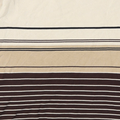 Bonmarché Womens Multicoloured Striped  Jersey Blouse Size XL